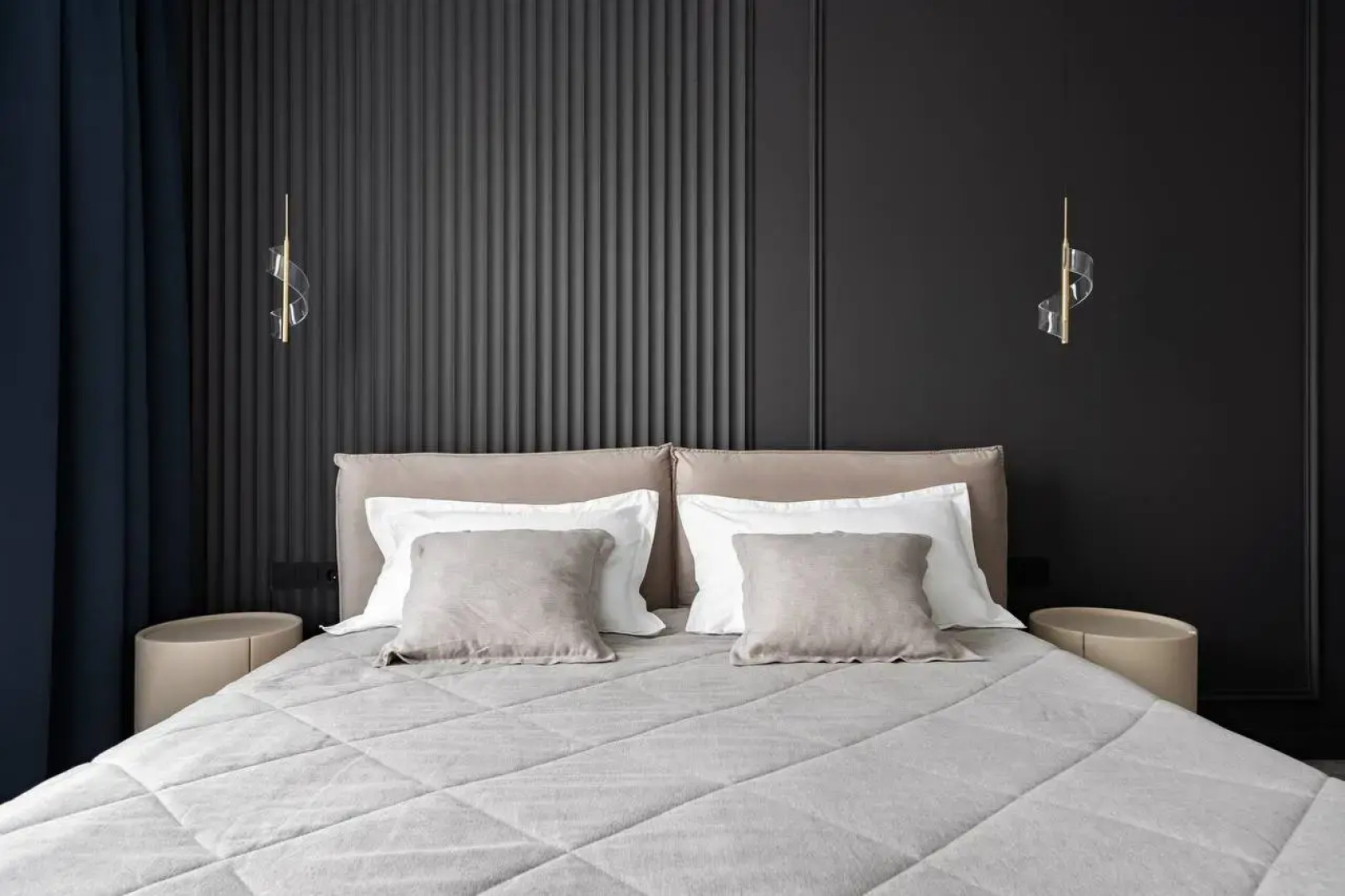 Квартира в синих тонах