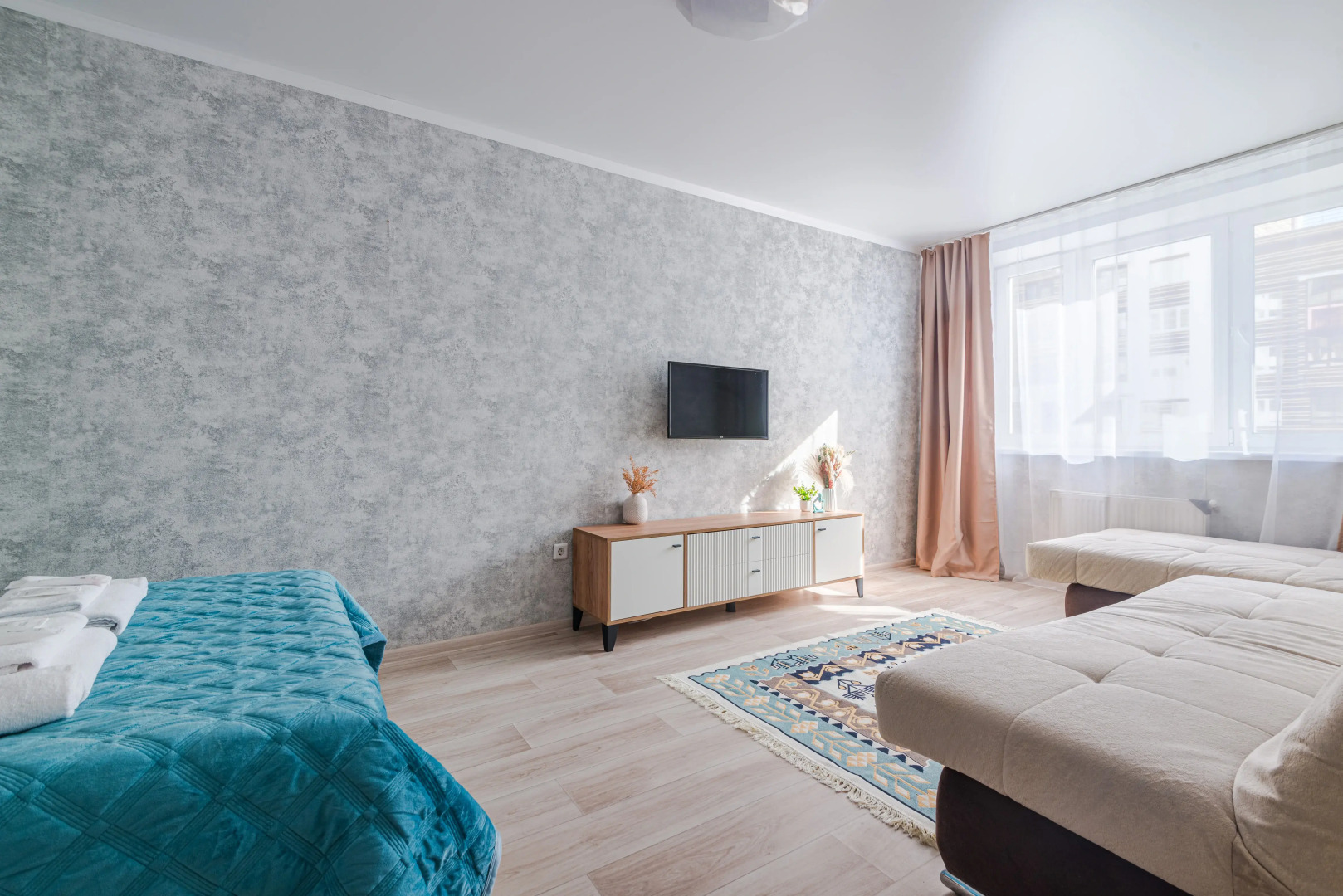 1-к в Центре в современном доме от RentAp 5 сп мест