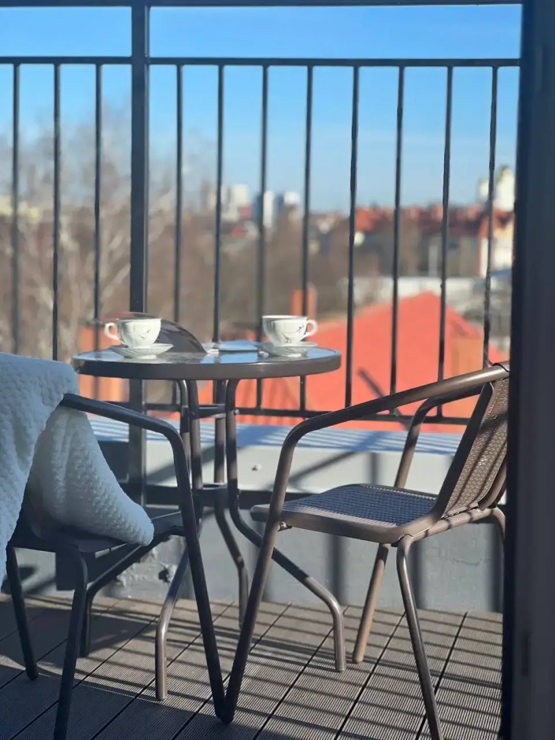 Квартира 2-х комнатная в тихом центре Калининграда с открытой террасой и видом на Кафедральный собор