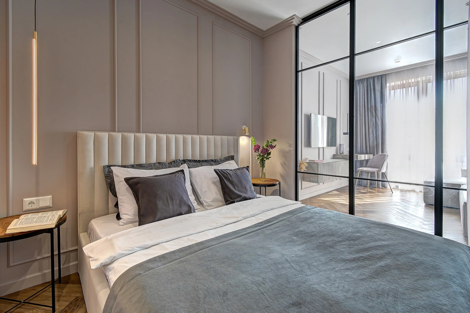 Квартира Пыльная Роза в ЖК Маршал