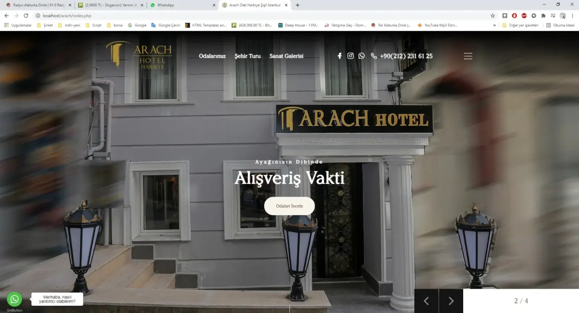 Отель Arach Harbiye