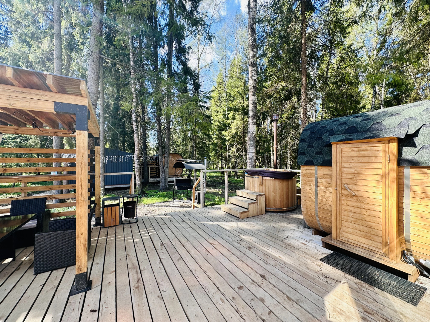 Частный Дом Модульный домик в лесу на Живописной улице