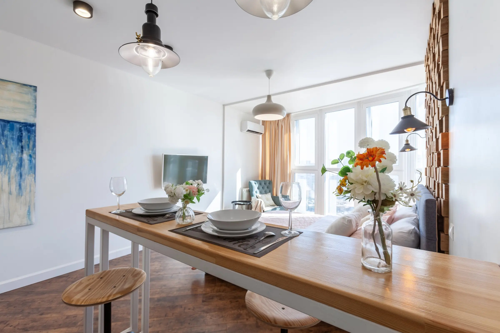 Апартаменты RentPlaza c панорамным видом на город