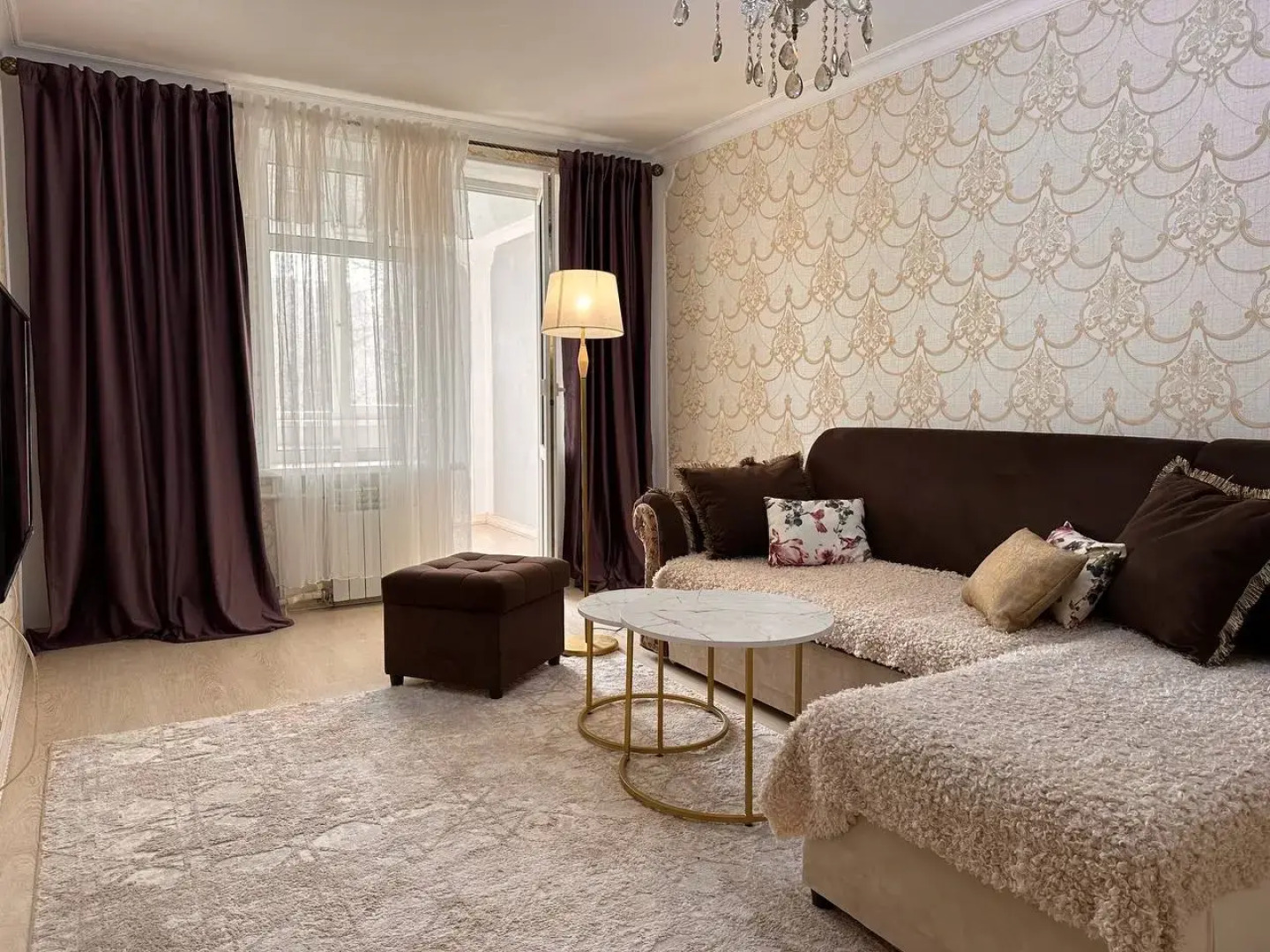 Квартира Уютная 2-комнатная с Лоджией в Махачкале