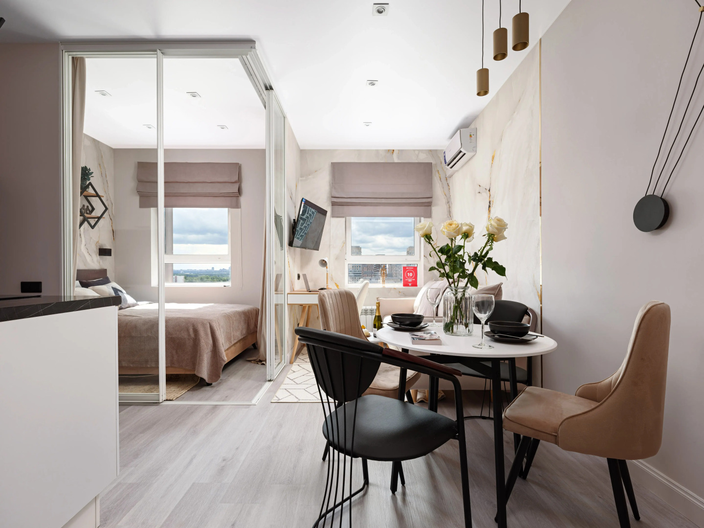 Апартаменты ДВА ГОРОДА у метро Спартак