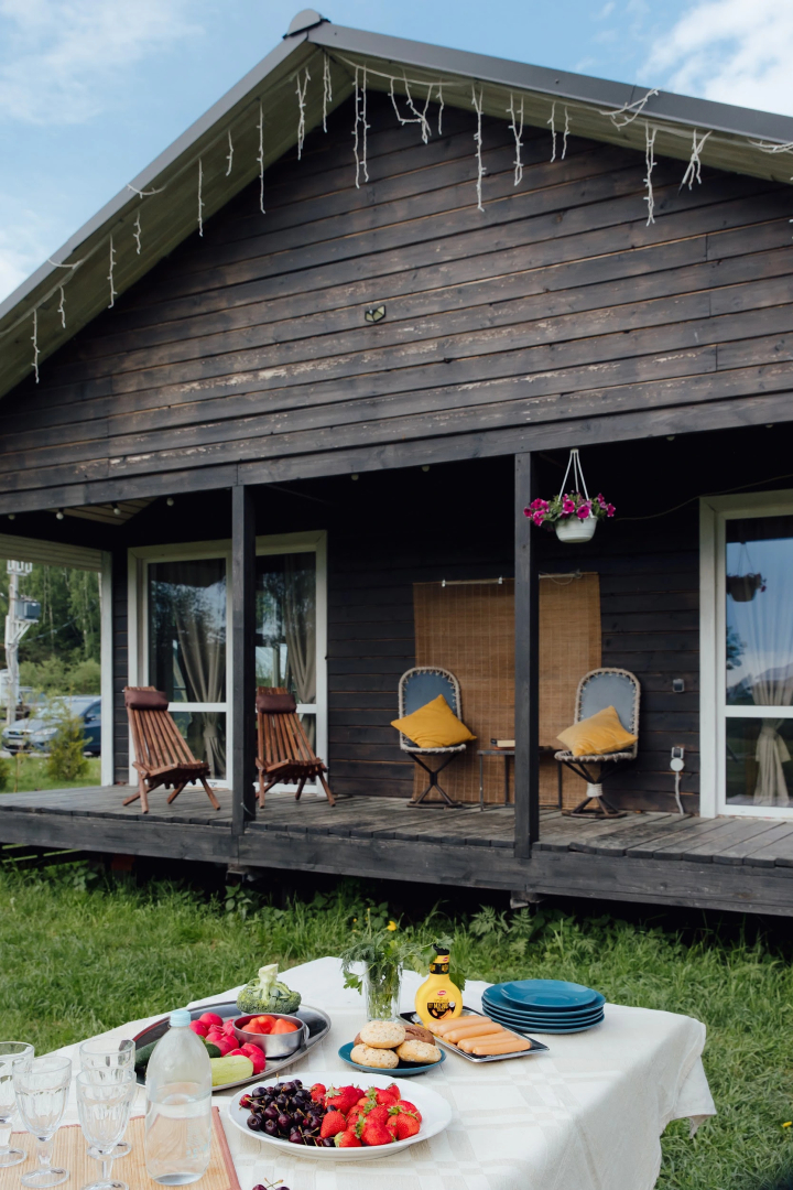 Шале с камином