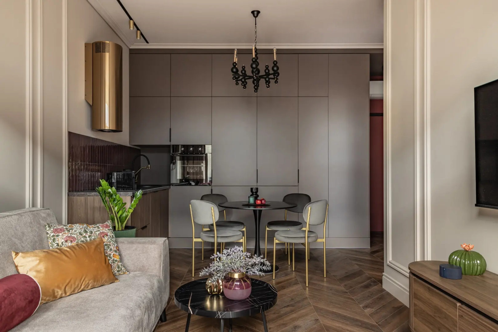 Квартира Moscow Deluxe Apartments Family Suite Zorge