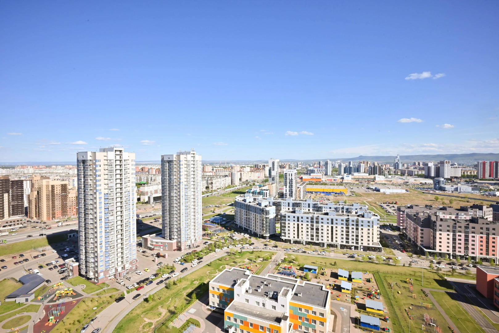 Квартира Комфортная Студия в Центре Взлетки с Прекрасным Видом