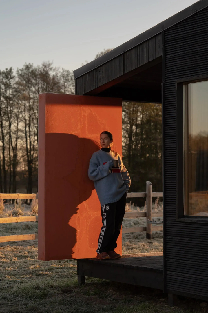 Частный дом Панорамные мини-домики на ферме Nomad Houses в Браславе