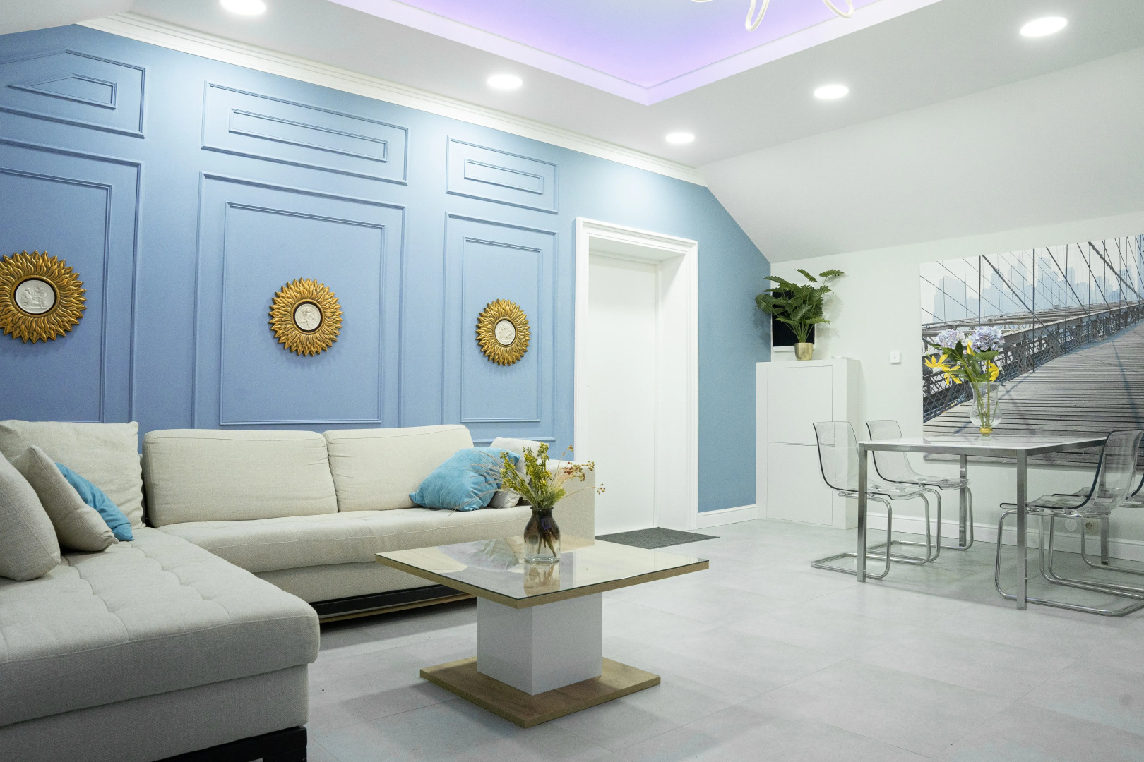 Апартаменты 3-х комнатные дизайн 70м2 в частном доме с бассейном и спа -комплексом