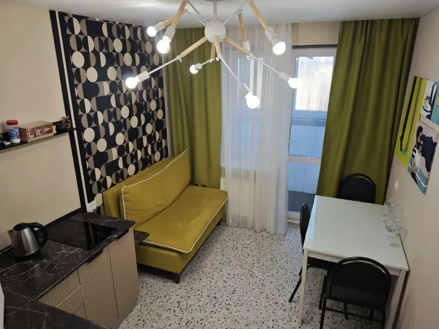 Апартаменты Уютная однушка на 21 этаже