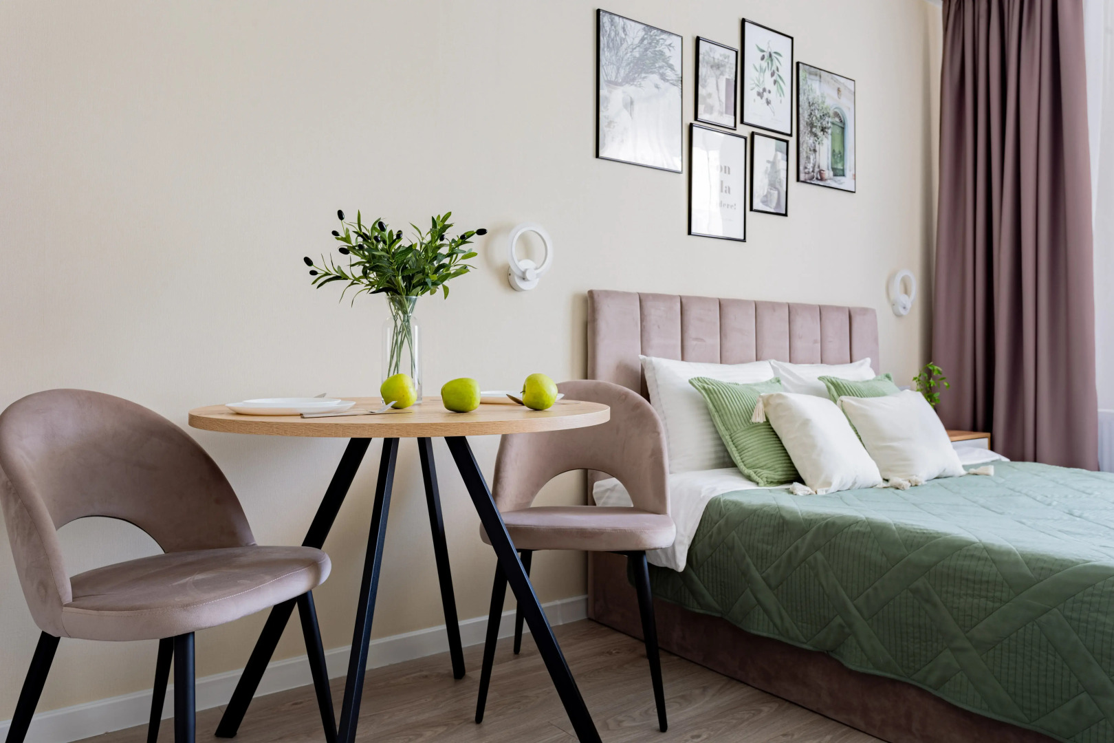 Апартаменты Бирюза УК Атмосфера с видом на горы