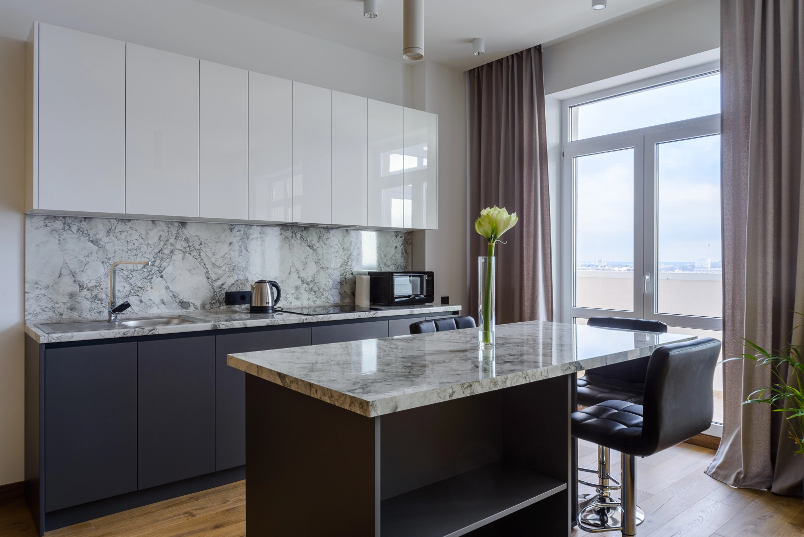 Апартаменты с видом на реку Свислочь