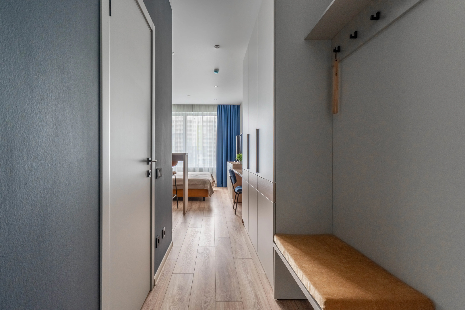 Apartment GLOBALSTAY. Новая студия Ладожский Авенир 10 мин м. Ладожская