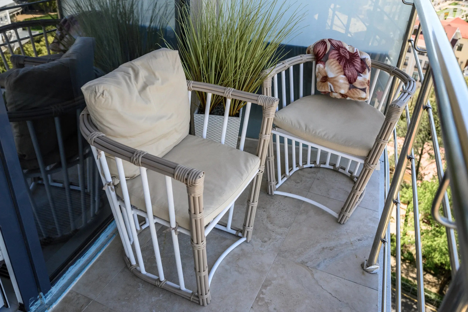 Апартамент Люкс Красивейший в ЖК «Барселона парк» с большим балконом и видом на море