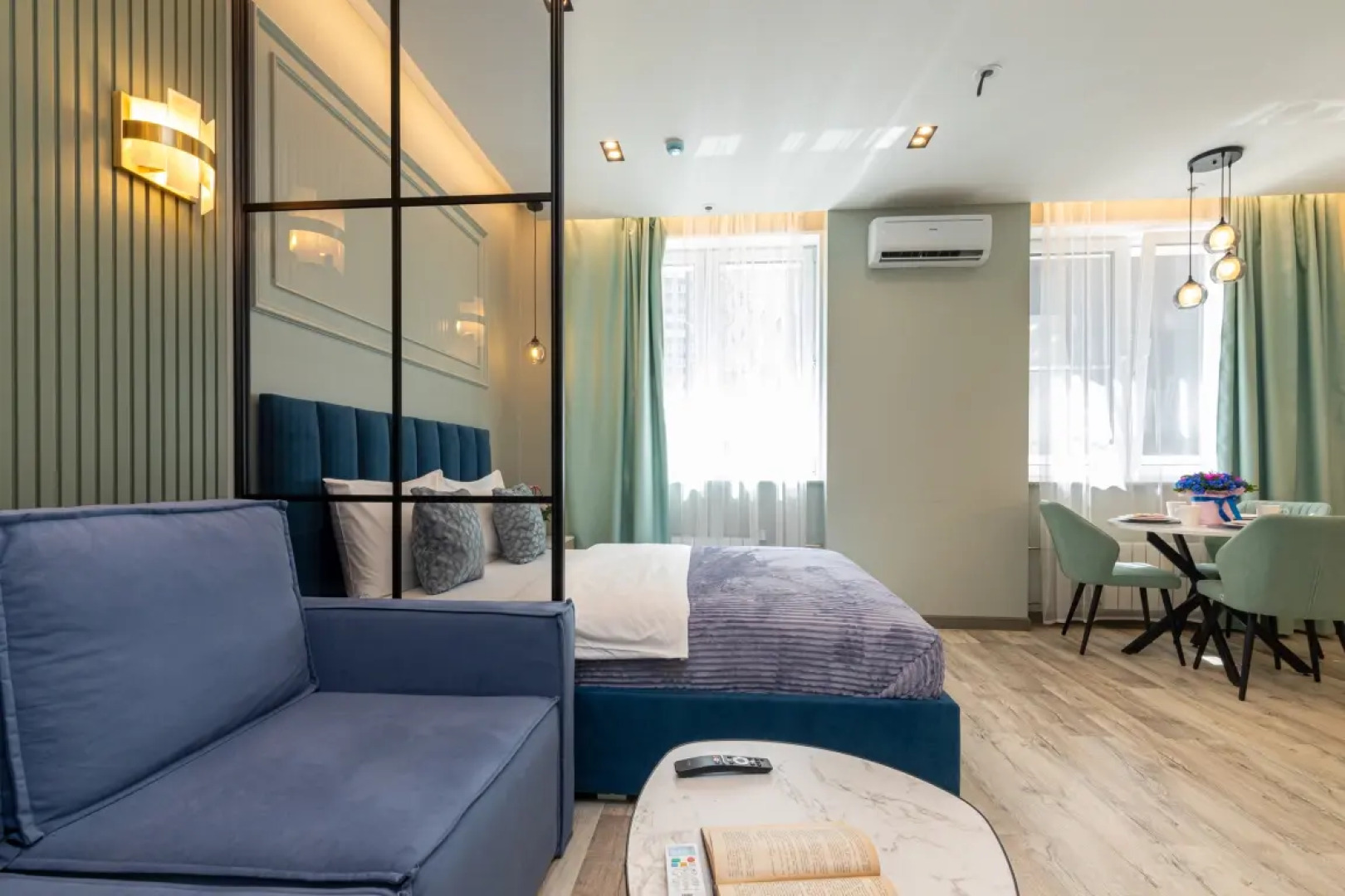 Апартаменты «Голубика, комфорт» в районе ВДНХ «Эстет Апарт»