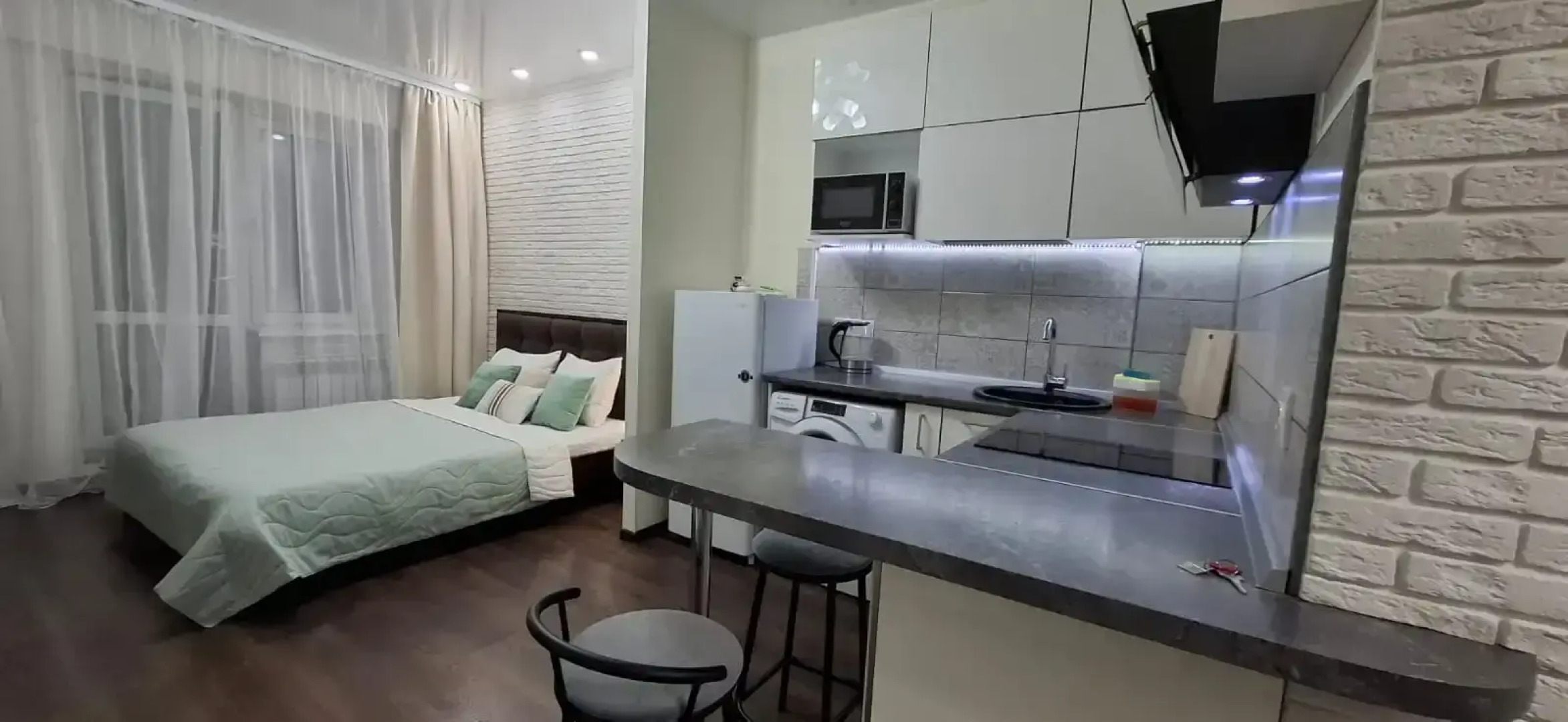 Квартира Студия с видом на Ангару