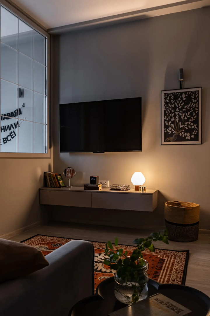 Квартира с умным домом с паркингом и красивым видом на Павелецкую