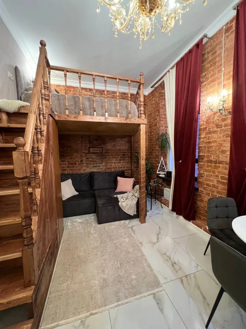 Апартаменты Loft Retro Lucky Room у метро Бауманская
