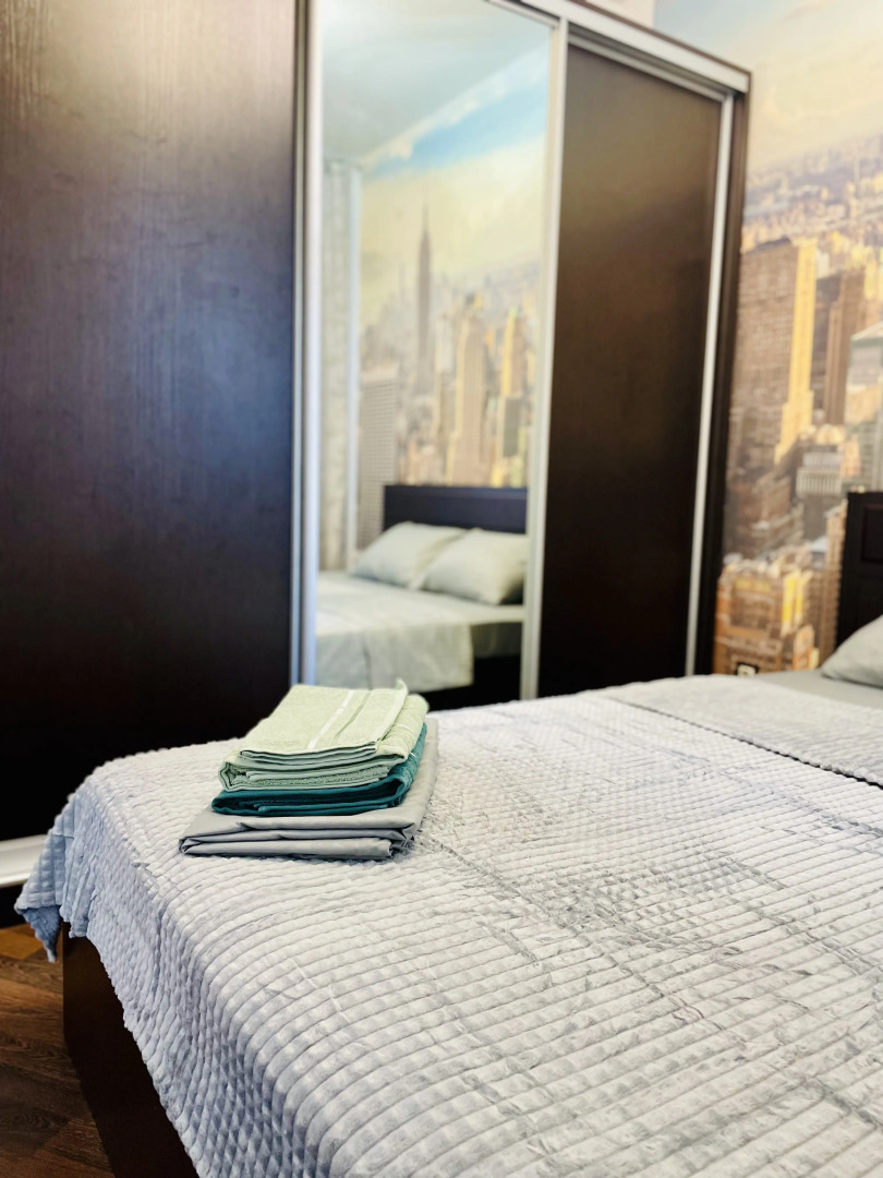 Квартира Стильная Евродвушка для семейного отдыха