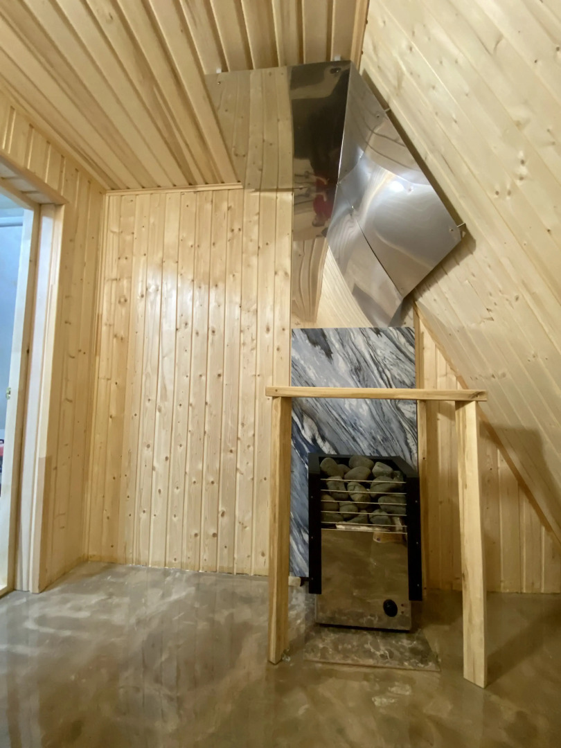 Частный дом Уютный Афрейм с сауной