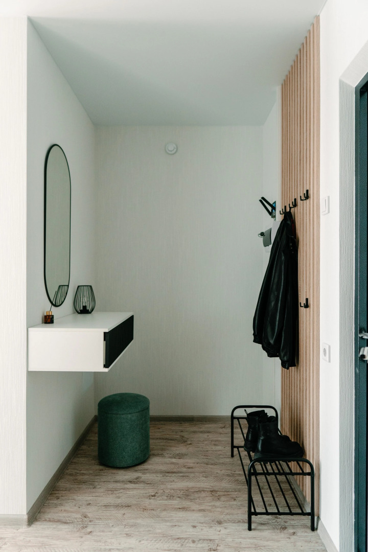 Квартира с Современным Дизайном Студия + Спальня