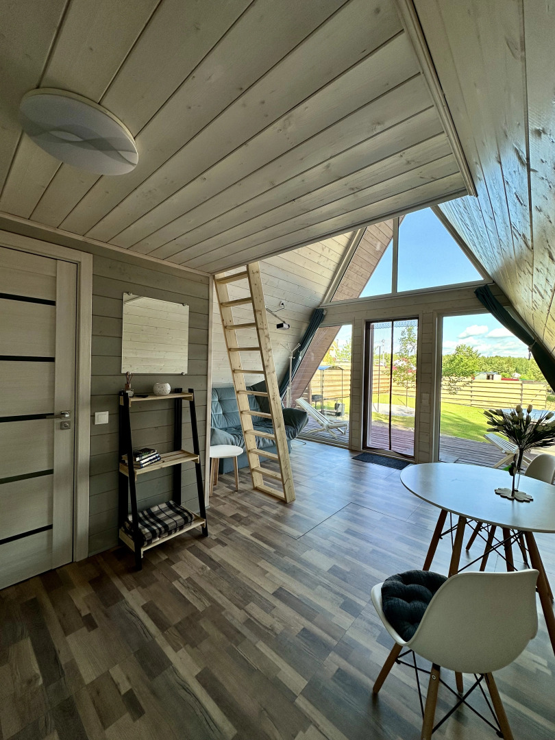 Глэмпинг Домики A-frame С Чаном или Купелью-Фурако