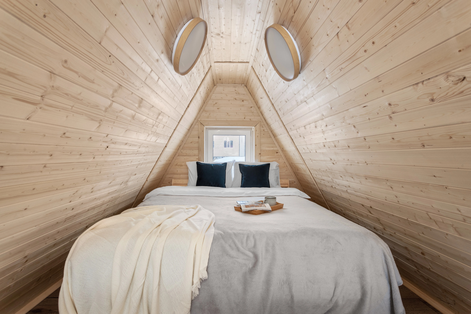 Частный дом A-frame с сауной у Игоры