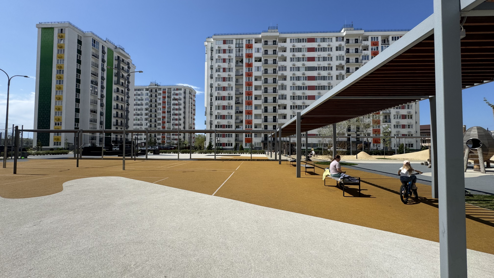 Апартаменты с балконом и видом на море  ЖК Фрукты 77 Я на Море