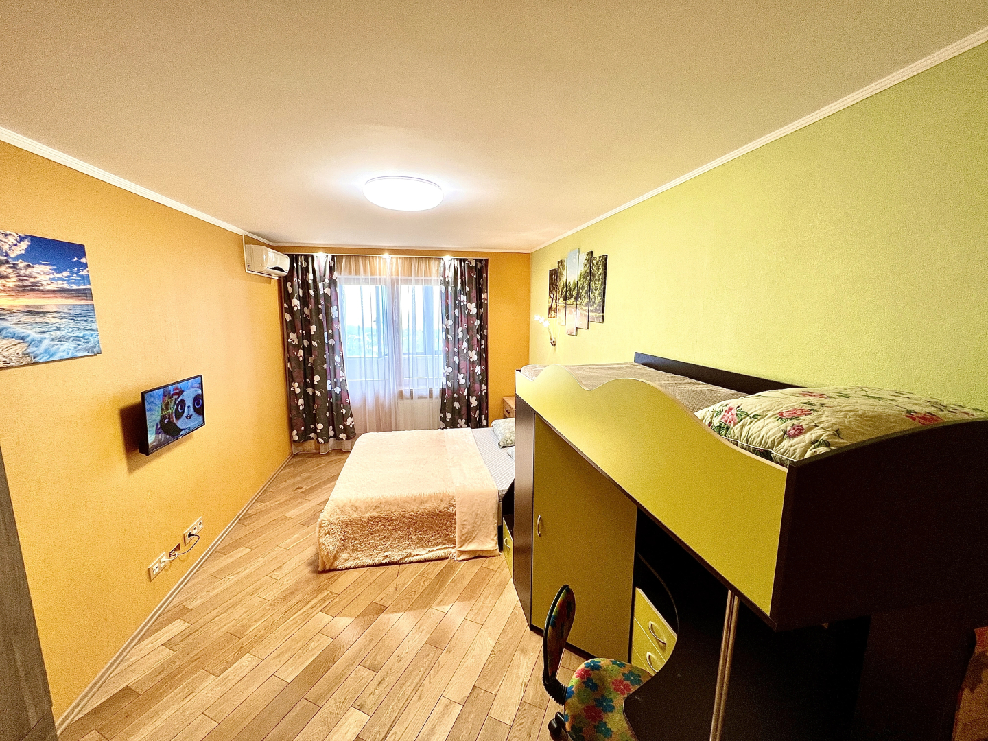 Апартаменты двухкомнатные на 11 Этаже в ЖК Современник с видом на реку Волгу