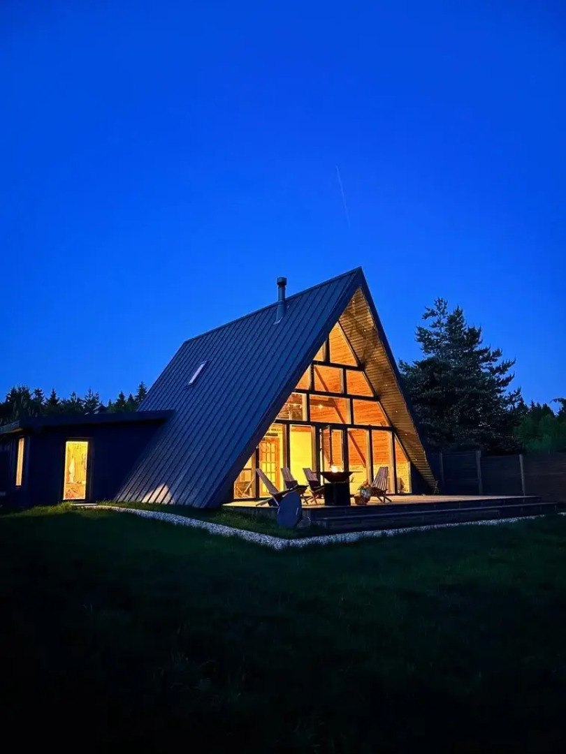 Частный Дом A-frame Дом Ели Тут