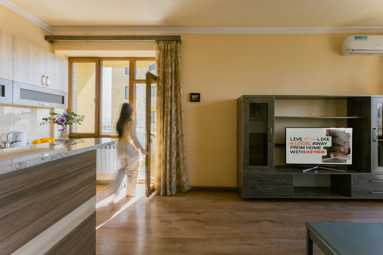 Апартаменты 1BR/Double Balcony/Sunset View/Self checkin/Keygo 42