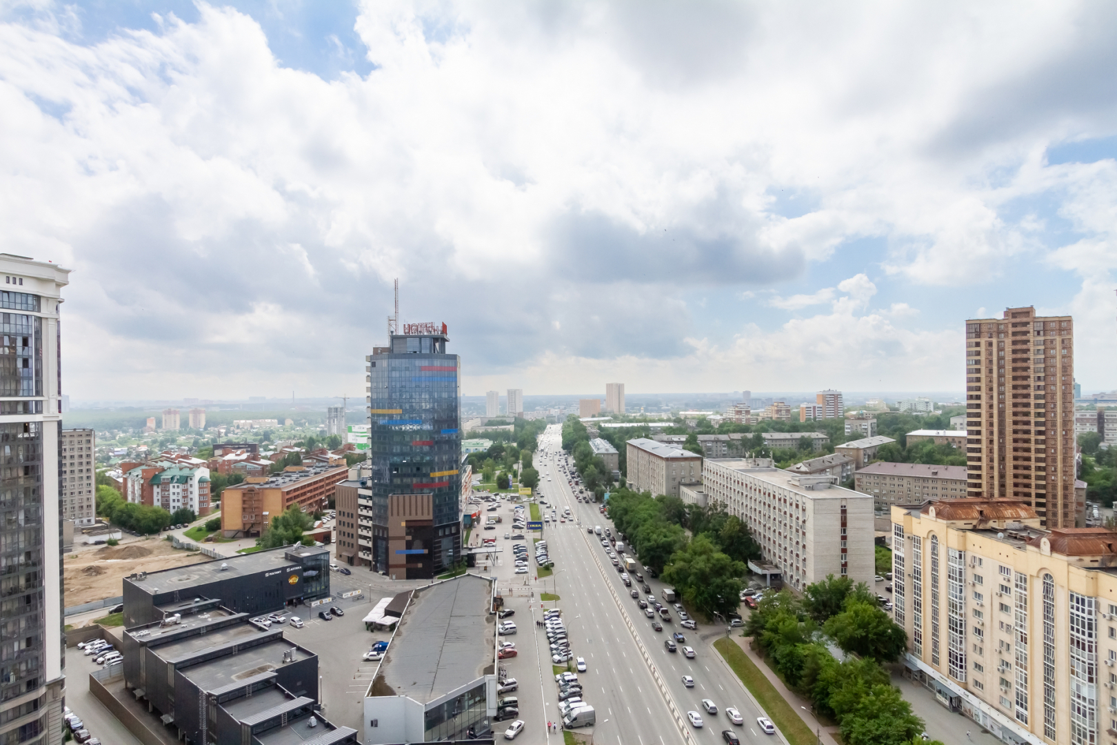 Квартира на 20 этаже в сердце города