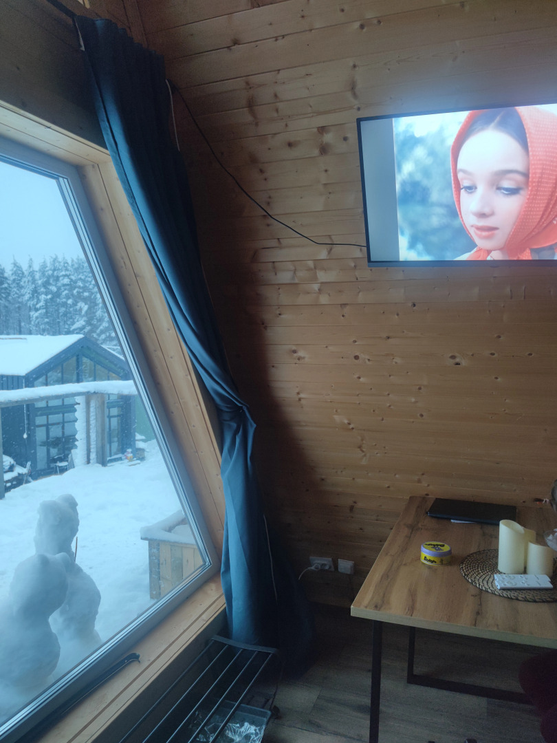 Частный дом A-frame с сауной у Игоры