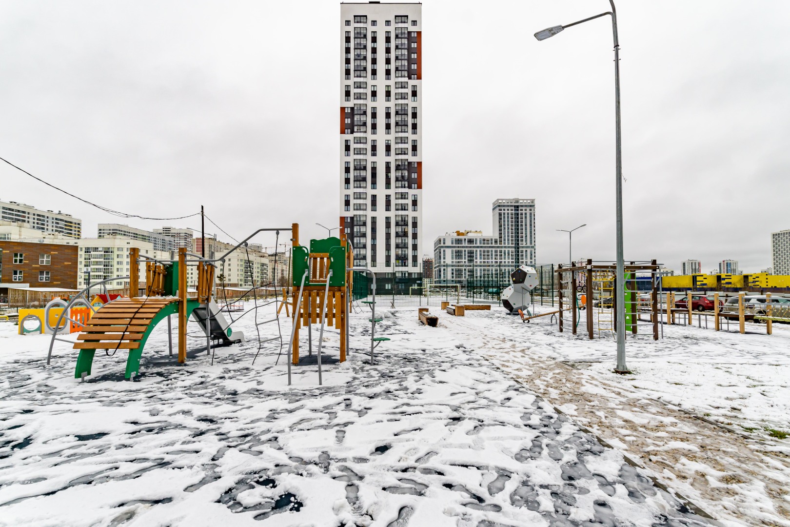 Квартира Студия с видом в современном районе