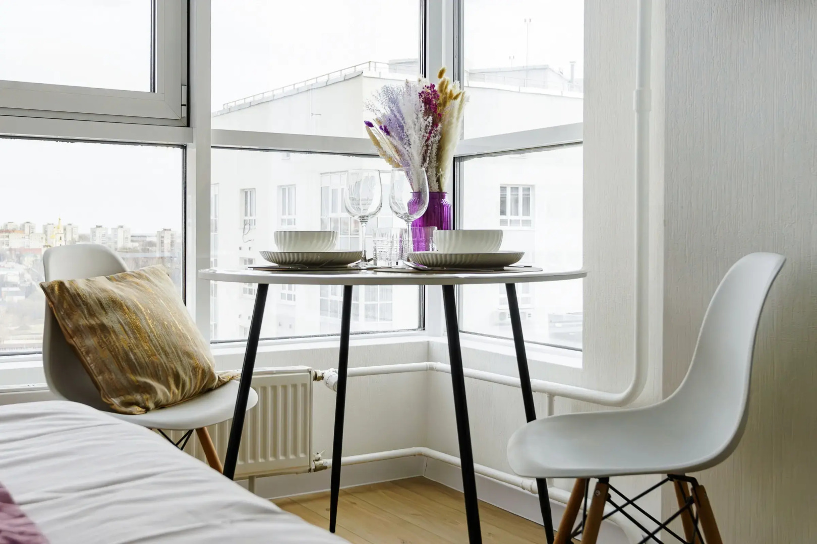 Квартира на 24 этаже с панорамным видом на две реки