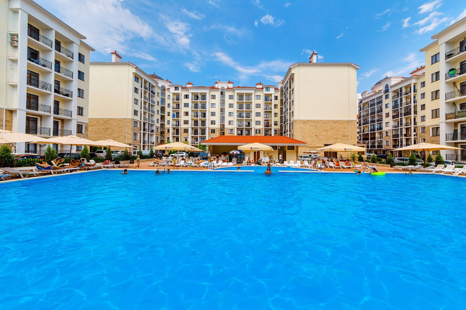 Апартаменты с балконом и видом на горы Sea Breeze & SPA