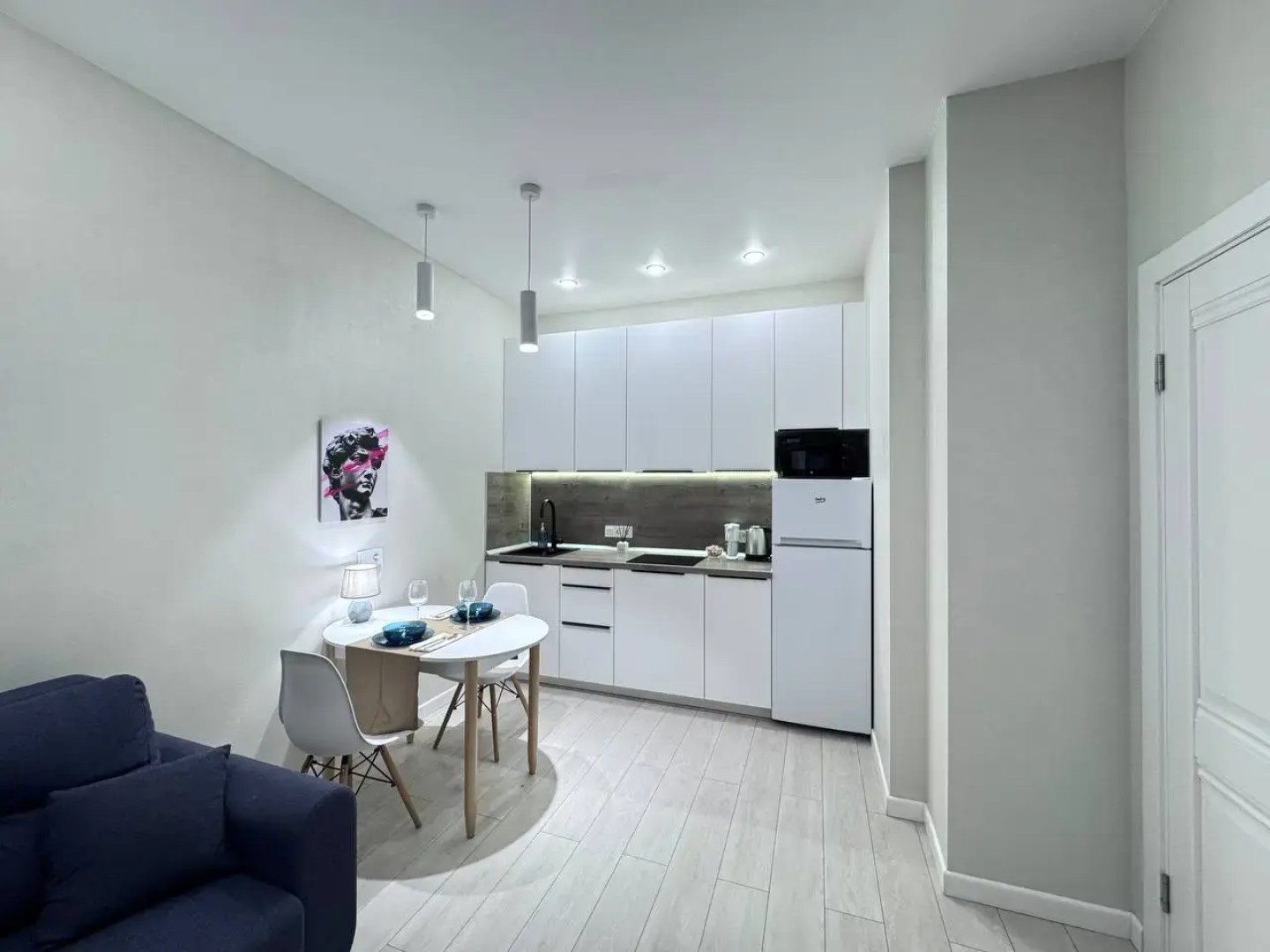 Квартира Евродвушка FamilyStyle в Новом районе Москвы