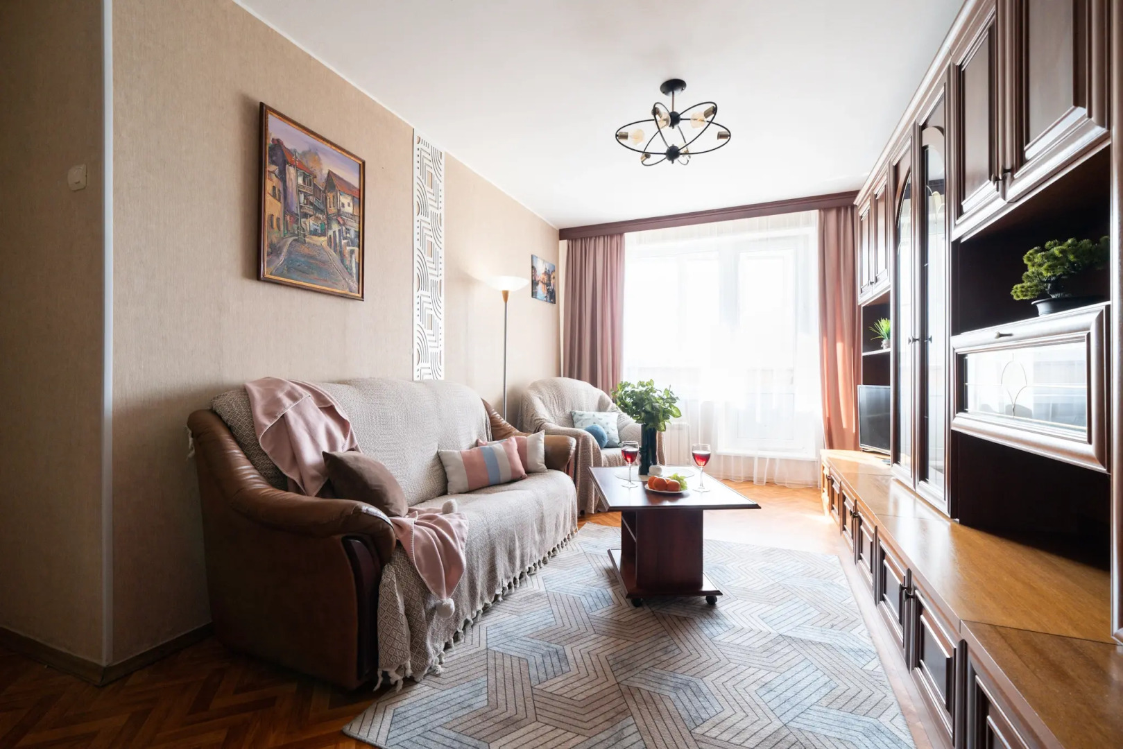 Квартира Двухкомнатная Natali apart на метро Пражская