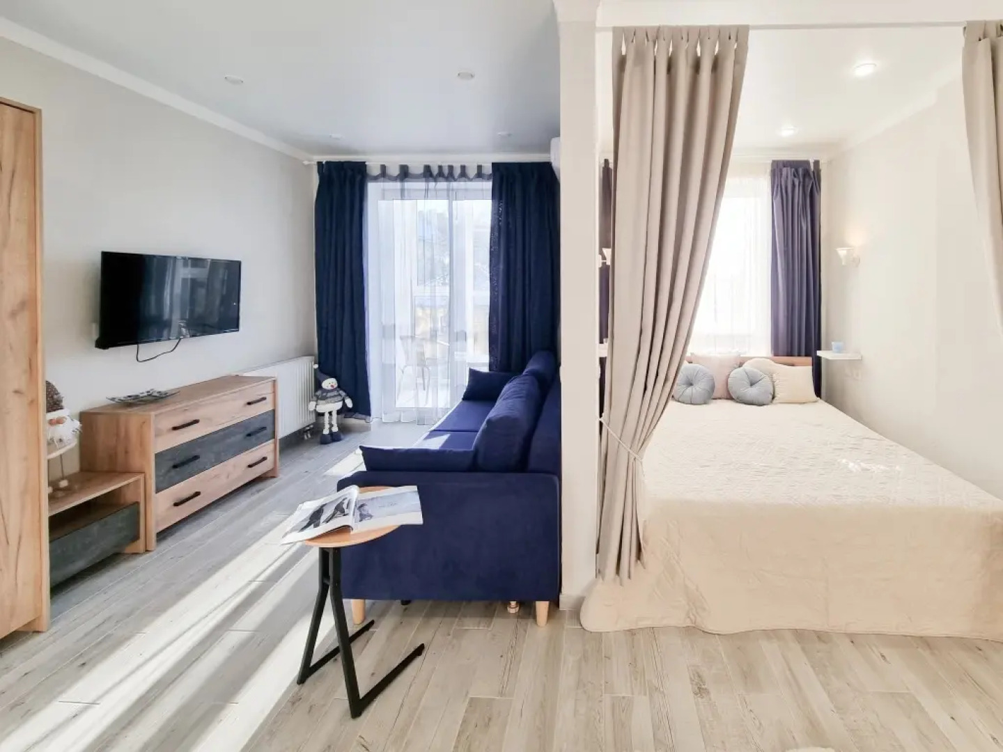 Апартаменты  LovelyHome39 на берегу моря в Пионерском студия 1