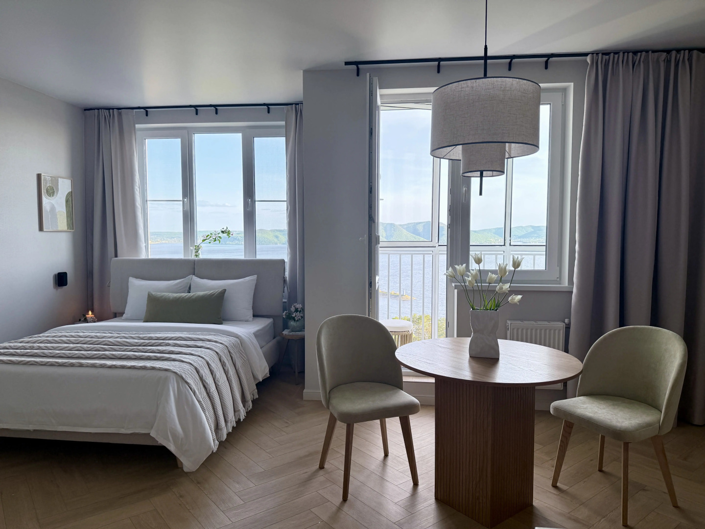 Квартира Студия мечты с панорамным видом на Волгу и горы