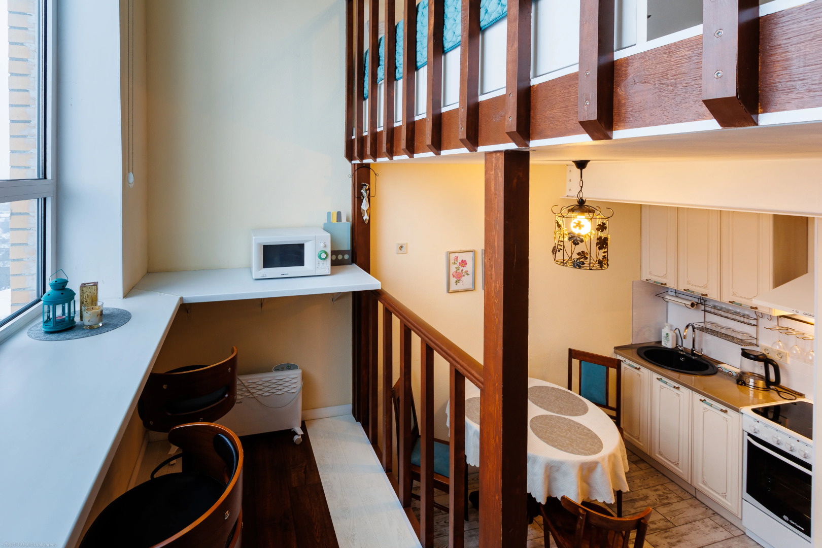 Квартира Двухуровневая с террасой для семьи