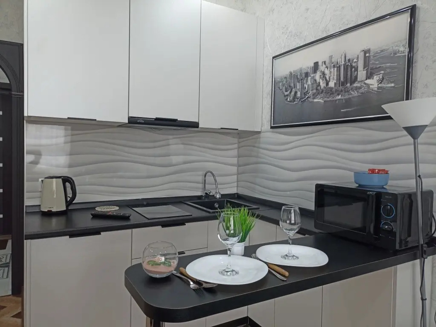 Апартаменты на 14 этаже с завораживающим видом из окна