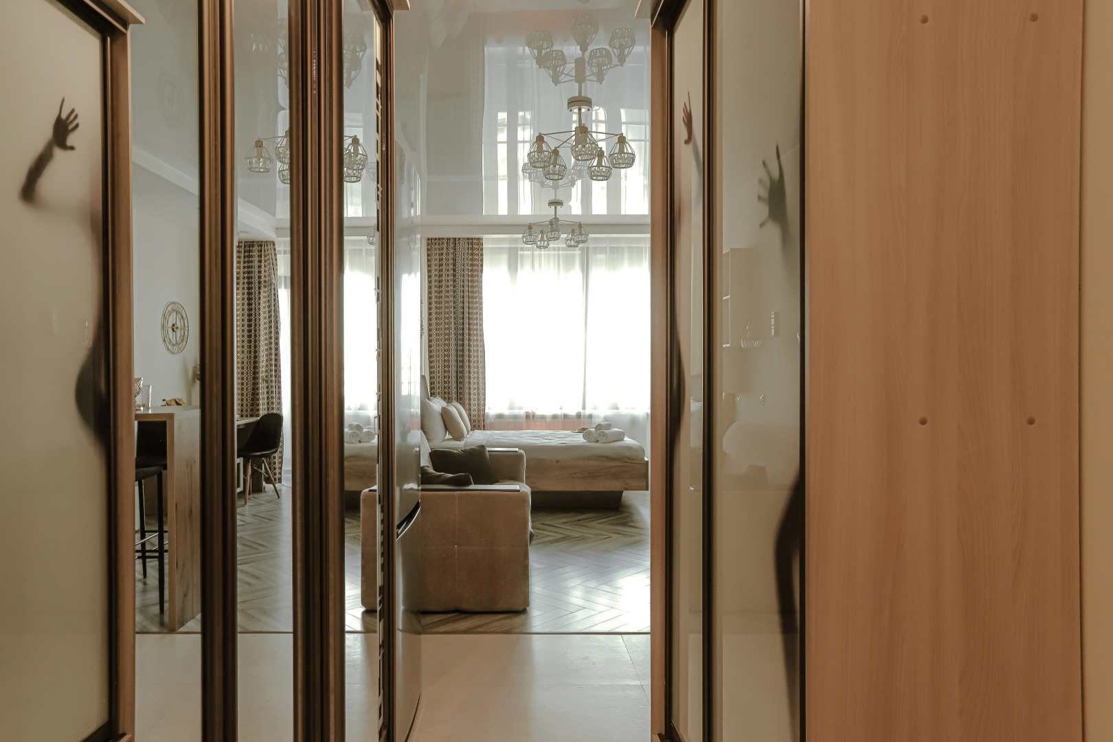 Апартаменты Lalapart Aristocrat с рабочим столом в ЖК Савеловский Сити