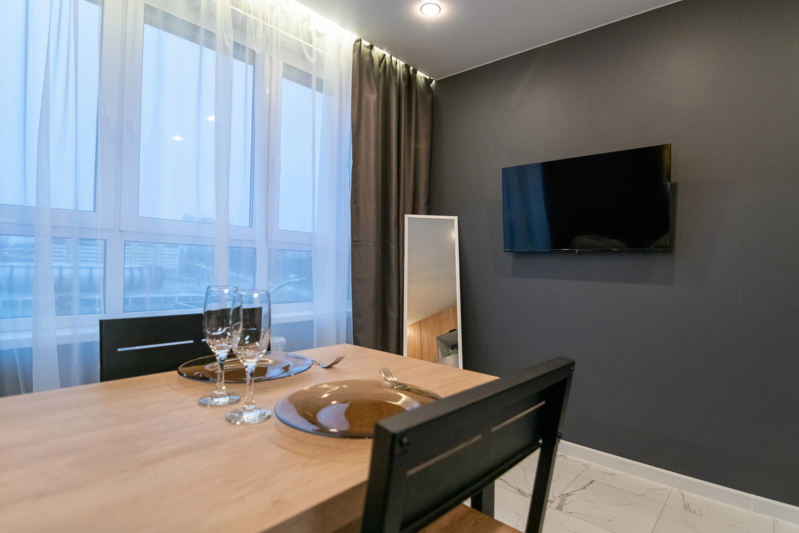 Апартаменты в новострое на троих