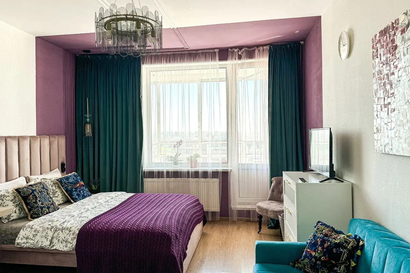 Апартаменты Солнечная студия с панорамным видом