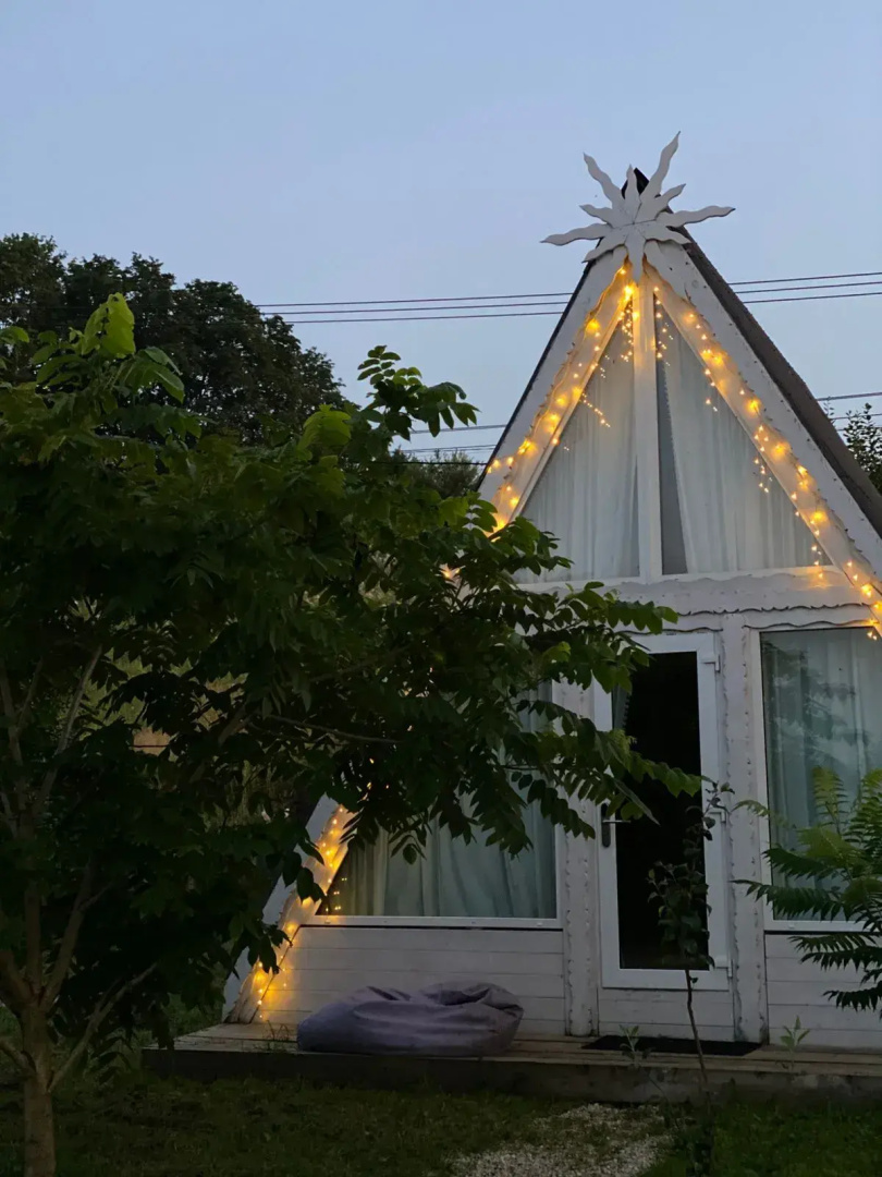 Частный дом Уютный домик A-Frame 1