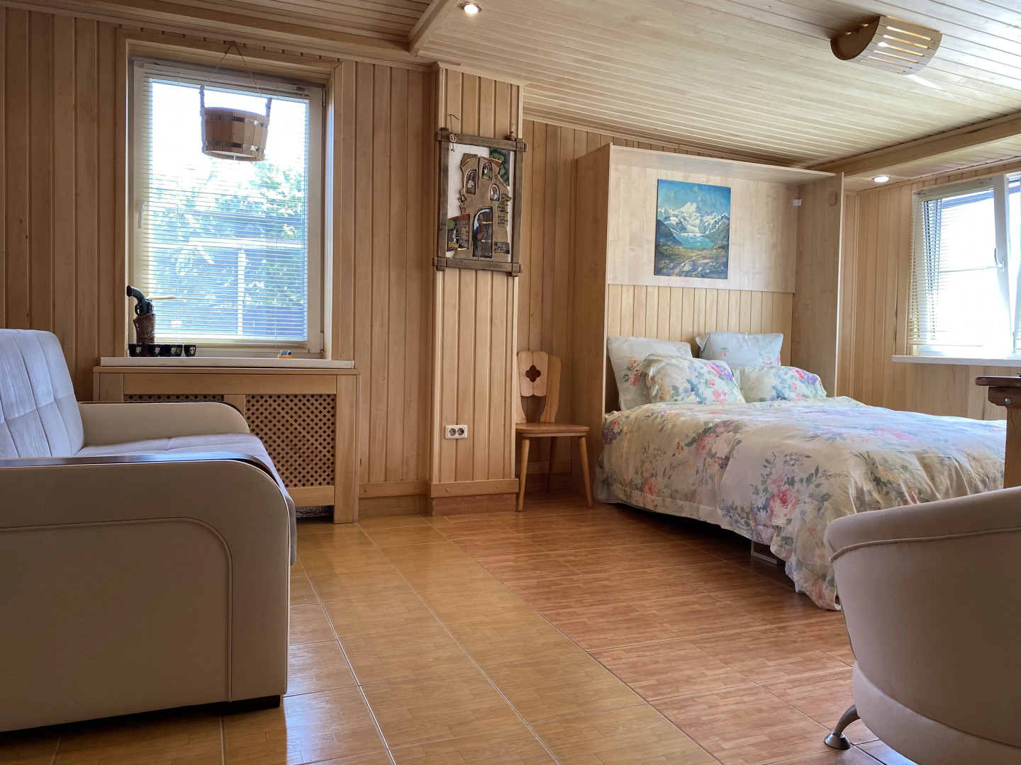 Частный дом с сауной и с зоной барбекю