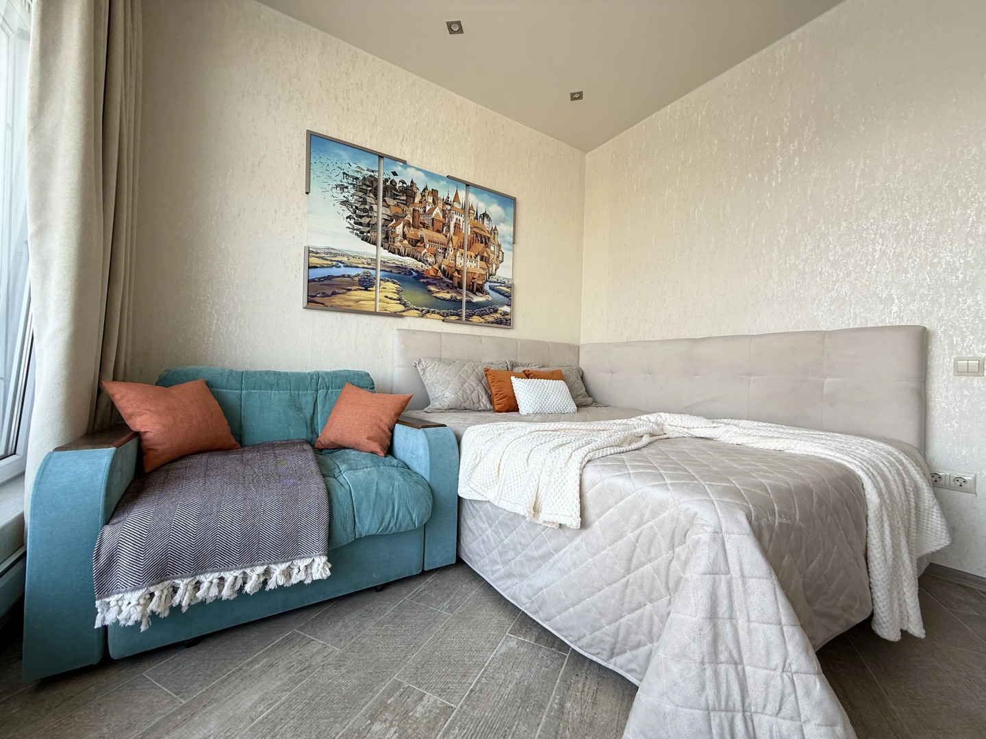 Квартира Студия Фадеева 18-5 КакДома в Севастополе с Кондиционером