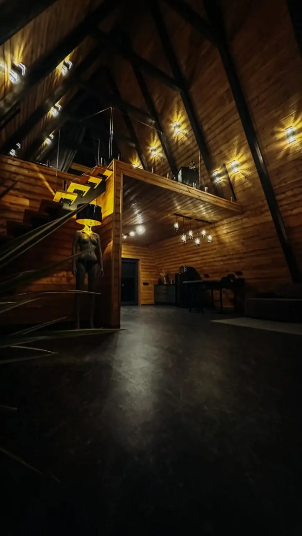 Частный дом A-frame Ванхейм с сибирским чаном